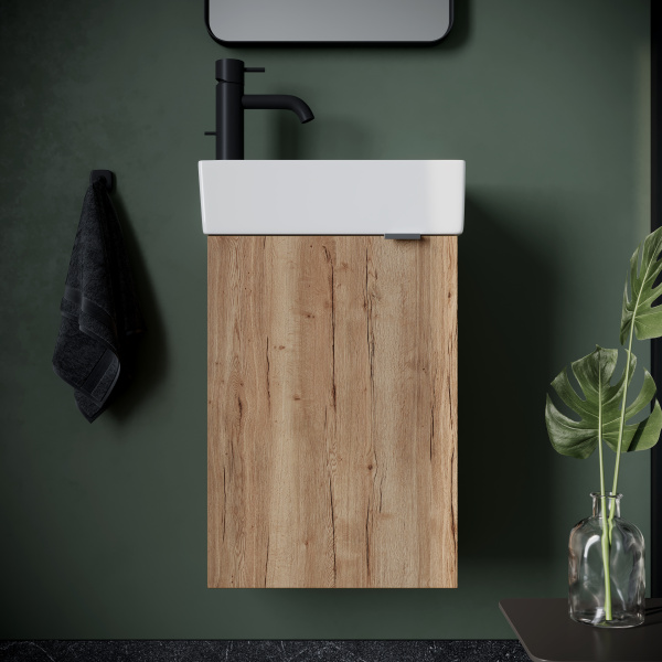 Тумба под раковину Sancos  Mini MN35EGL дуб галифакс натуральный